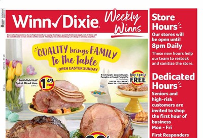 Winn Dixie Weekly Ad & Flyer April 8 to 14