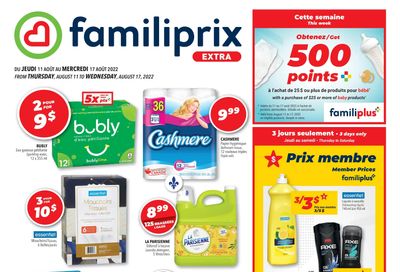 Familiprix Extra Flyer August 11 to 17