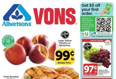 Vons (CA) Weekly Ad Flyer Specials August 10 to August 16, 2022