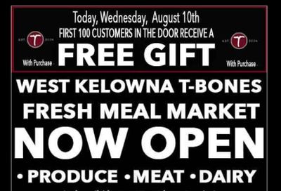 T-Bone's Flyer August 10 to 16