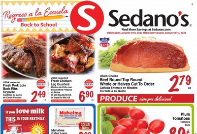 Sedano's (FL) Weekly Ad Flyer Specials August 10 to August 16, 2022