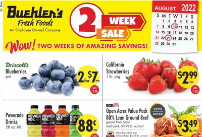 Buehler's (OH) Weekly Ad Flyer Specials August 10 to August 23, 2022