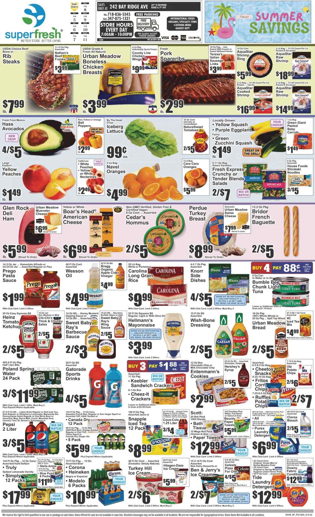 Super Fresh (NY) Weekly Ad Flyer Specials August 5 to August 11, 2022