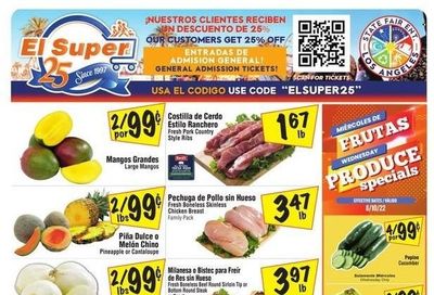 El Super (CA, NM, NV, TX) Weekly Ad Flyer Specials August 10 to August 16, 2022