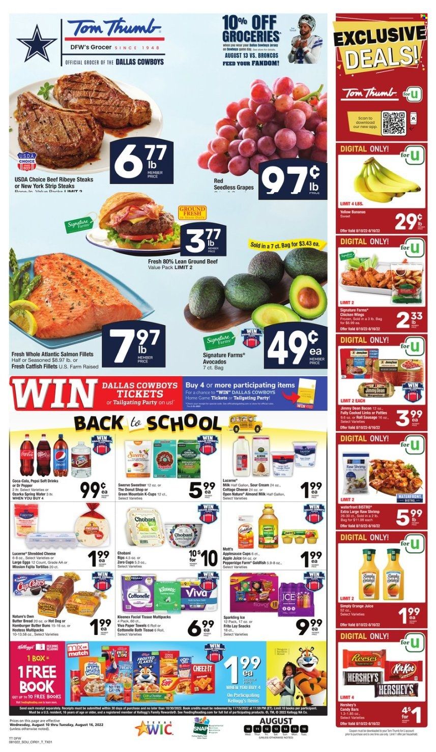 Tom Thumb (TX) Weekly Ad Flyer Specials August 10 to August 16, 2022