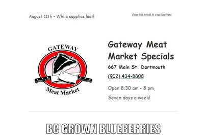 Gateway Meat Market Flyer August 11 to 17