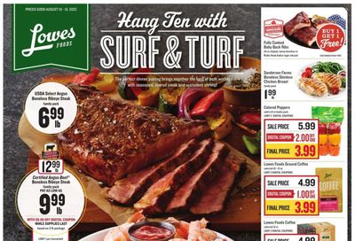 Lowes Foods (NC, SC) Weekly Ad Flyer Specials August 10 to August 16, 2022