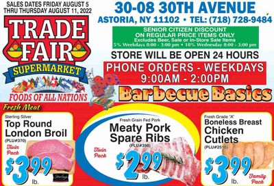Trade Fair Supermarket (NY) Weekly Ad Flyer Specials August 5 to August 11, 2022