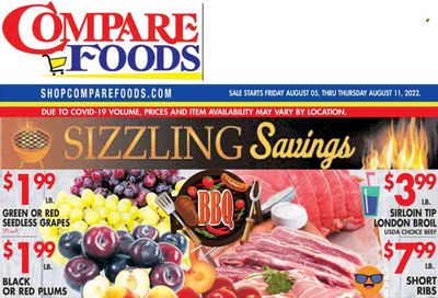 Compare Foods Weekly Ad Flyer Specials August 5 to August 11, 2022
