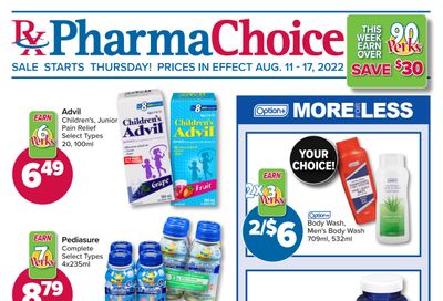 PharmaChoice Health Centre Flyer August 11 to 17