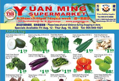 Yuan Ming Supermarket Flyer August 12 to 18