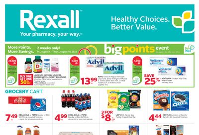 Rexall (West) Flyer August 12 to 18