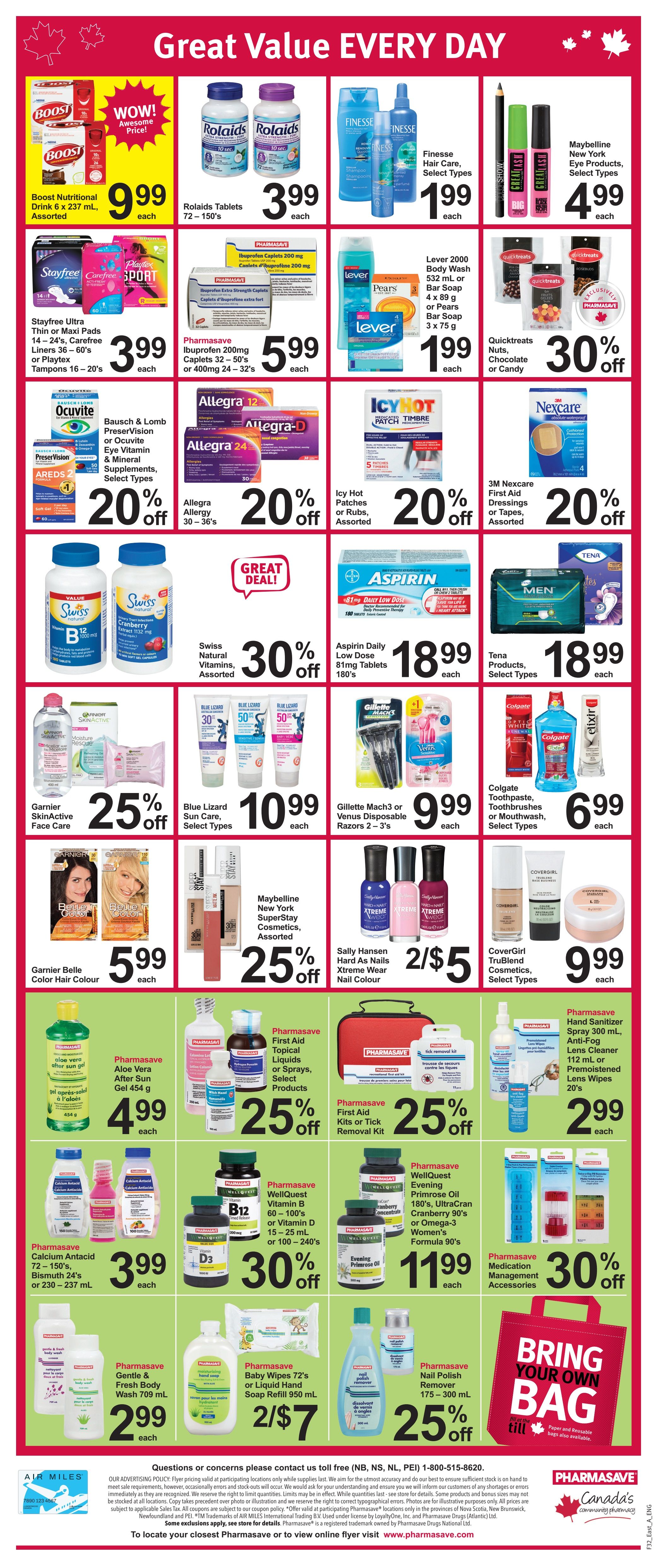 Pharmasave (Atlantic) Flyer August 12 to 18