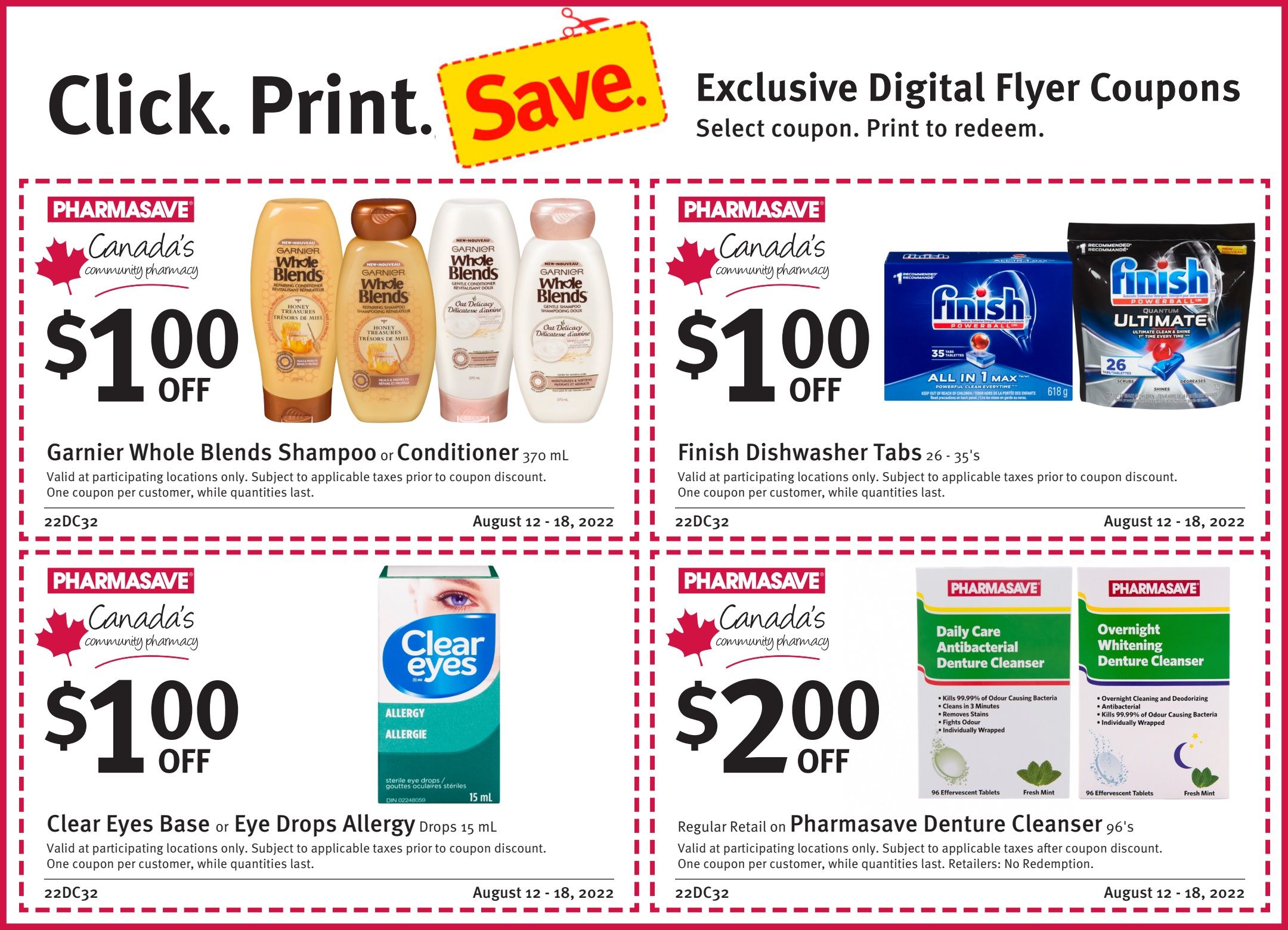 Pharmasave (ON) Flyer August 12 to 18