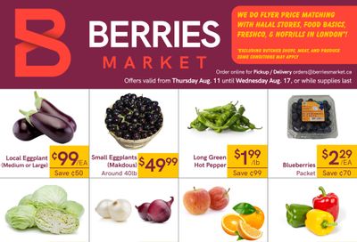 Berries Market Flyer August 11 to 17
