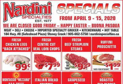 Nardini Specialties Flyer April 9 to 15