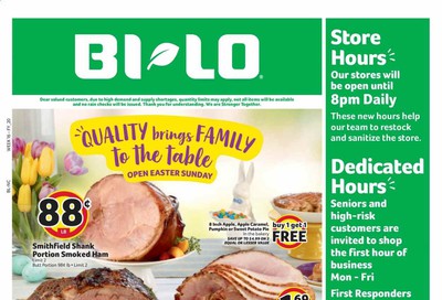BI-LO Weekly Ad & Flyer April 8 to 14