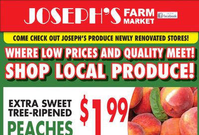 Joseph's Farm Market Flyer August 11 and 12
