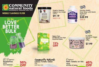 Community Natural Foods Flyer August 11 to 17
