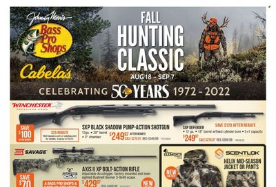 Cabela's (GA, SC) Weekly Ad Flyer Specials August 18 to September 7, 2022