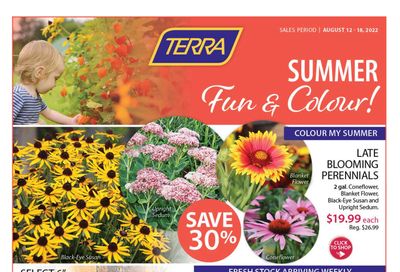 Terra Greenhouses Flyer August 12 to 18