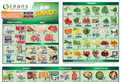 Oceans Fresh Food Market (Brampton) Flyer August 12 to 18