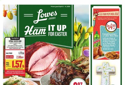 Lowes Foods Weekly Ad & Flyer April 8 to 14