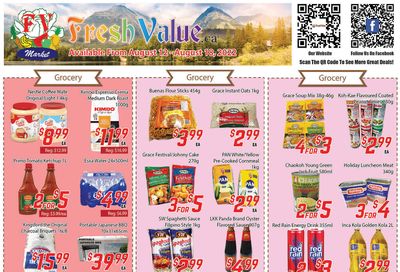 Fresh Value Flyer August 12 to 18