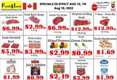 Food 4 Less (Oshawa) Flyer August 12 to 18