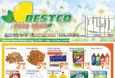 BestCo Food Mart (Etobicoke) Flyer August 12 to 18 