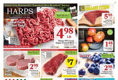 Harps Hometown Fresh (AR) Weekly Ad Flyer Specials August 10 to August 16, 2022