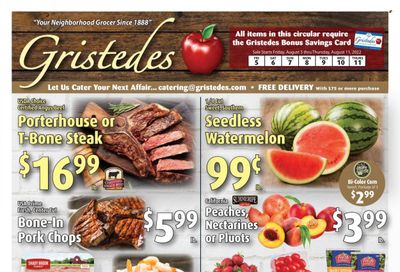 Gristedes (NY) Weekly Ad Flyer Specials August 5 to August 11, 2022