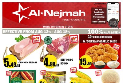 Alnejmah Fine Foods Inc. Flyer August 12 to 18