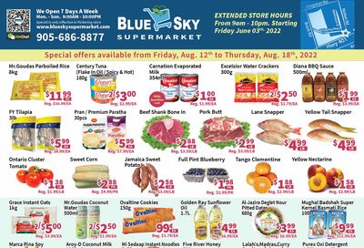 Blue Sky Supermarket (Pickering) Flyer August 12 to 18
