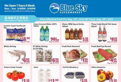 Blue Sky Supermarket (North York) Flyer August 12 to 18