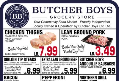 Butcher Boys Grocery Store Flyer August 12 to 18