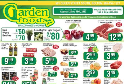 Garden Foods Flyer August 12 to 18