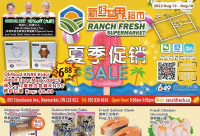 Ranch Fresh Supermarket Flyer August 12 to 18