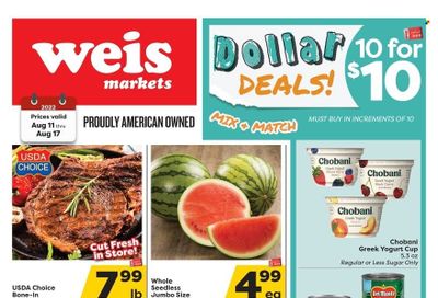 Weis (MD, NY, PA) Weekly Ad Flyer Specials August 11 to August 17, 2022