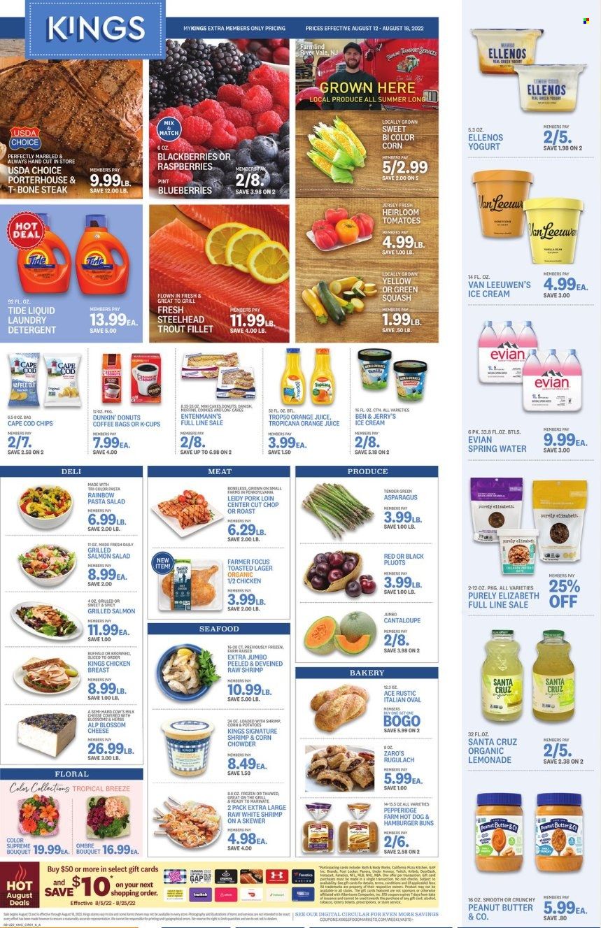 Kings Food Markets (CT, NJ, NY) Weekly Ad Flyer Specials August 12 to August 18, 2022