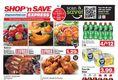 Shop ‘n Save Express (MD, PA, WV) Weekly Ad Flyer Specials August 13 to August 19, 2022