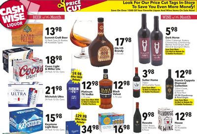 Cash Wise Liquor Only (MN) Weekly Ad Flyer Specials August 7 to August 13, 2022
