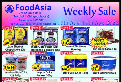 FoodAsia Flyer August 13 to 17