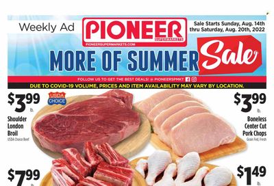 Pioneer Supermarkets (NJ, NY) Weekly Ad Flyer Specials August 14 to August 20, 2022