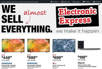 Electronic Express (AL, TN) Weekly Ad Flyer Specials August 14 to August 20, 2022