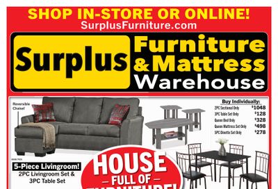 Surplus Furniture & Mattress Warehouse (Sydney) Flyer August 15 to 28