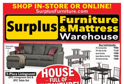 Surplus Furniture & Mattress Warehouse (St. Catharines) Flyer August 15 to 28