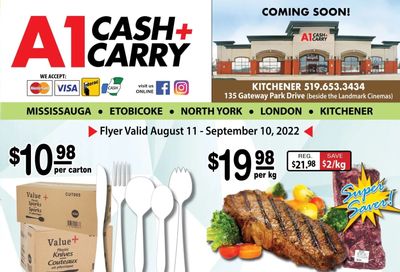 A-1 Cash and Carry Flyer August 11 to September 10