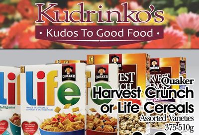 Kudrinko's Flyer August 16 to 29