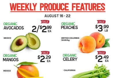 Pomme Natural Market Flyer August 16 to 22